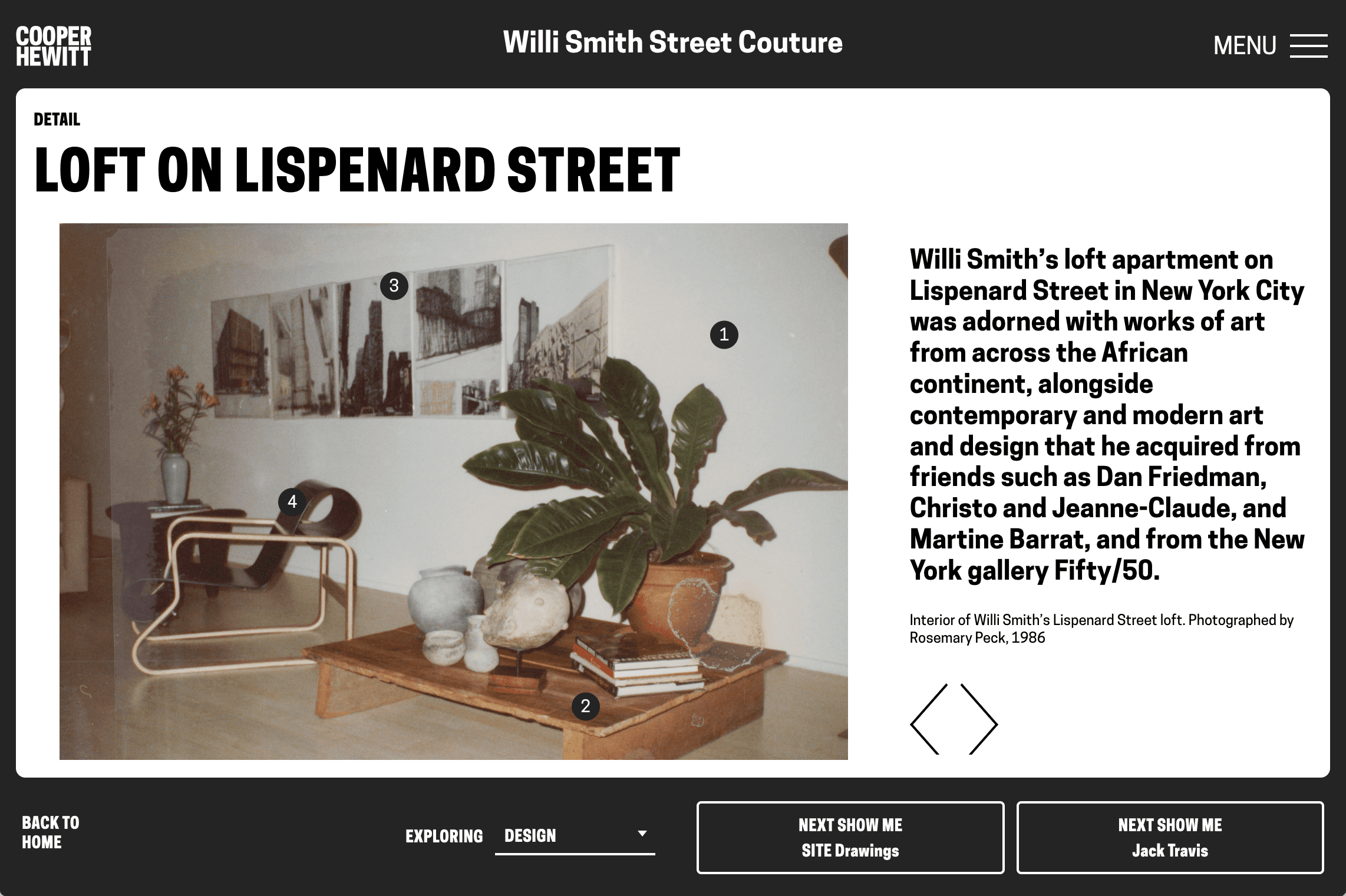 Design—Loft on Lispenard Street, detail
